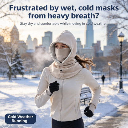 🔥LAST DAY PROMOTION - 50% OFF❄️ 3-Piece Integrated Flannel Warm Face Mask & Hat