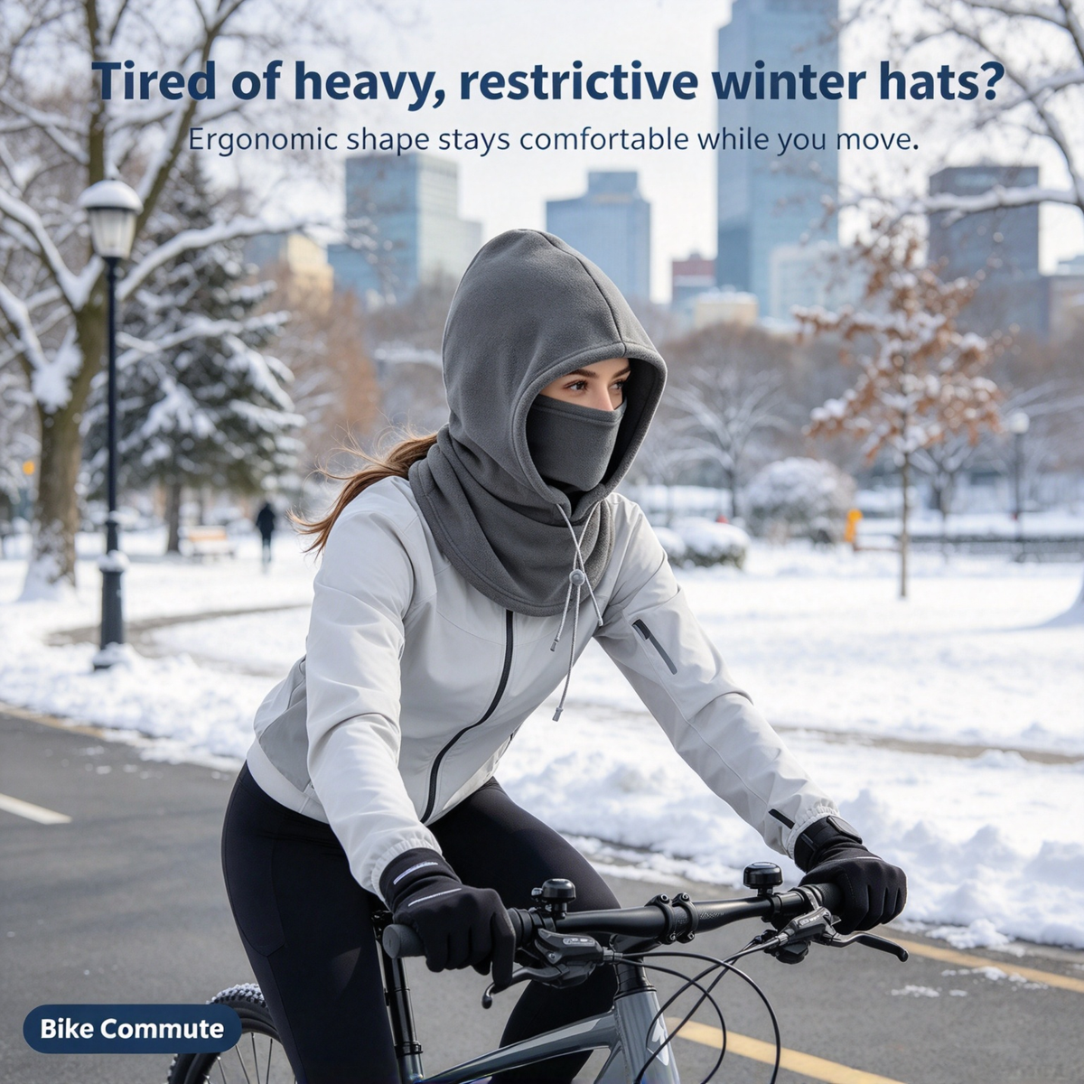 🔥LAST DAY PROMOTION - 50% OFF❄️ 3-Piece Integrated Flannel Warm Face Mask & Hat