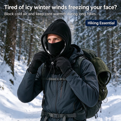 🔥LAST DAY PROMOTION - 50% OFF❄️ 3-Piece Integrated Flannel Warm Face Mask & Hat