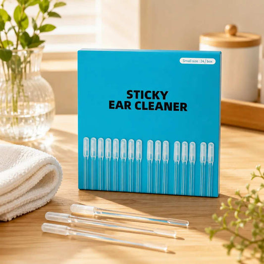 🥳2026 Hot Sale｜No‑Scrape Sticky Ear Cleaner Safe Earwax Remover