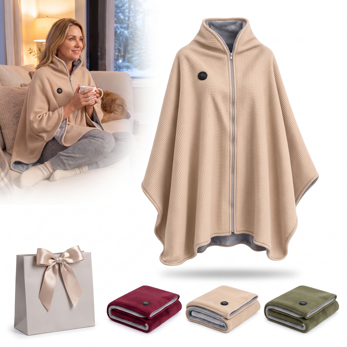 Wearable Heated Blanket