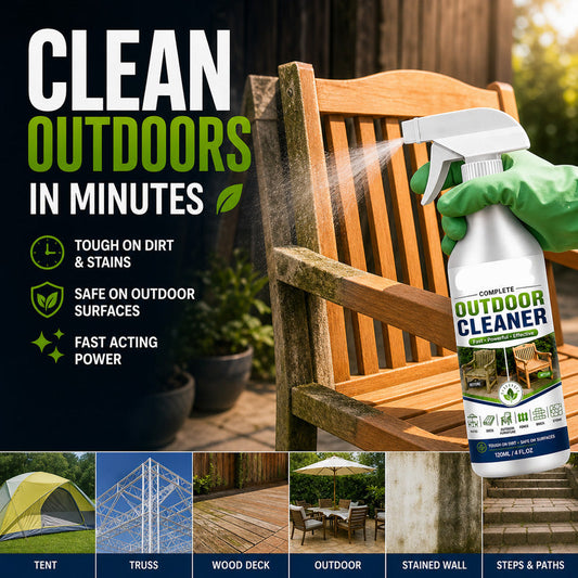Heavy-Duty Multi-Surface Outdoor Cleaner + Cleaning Towel